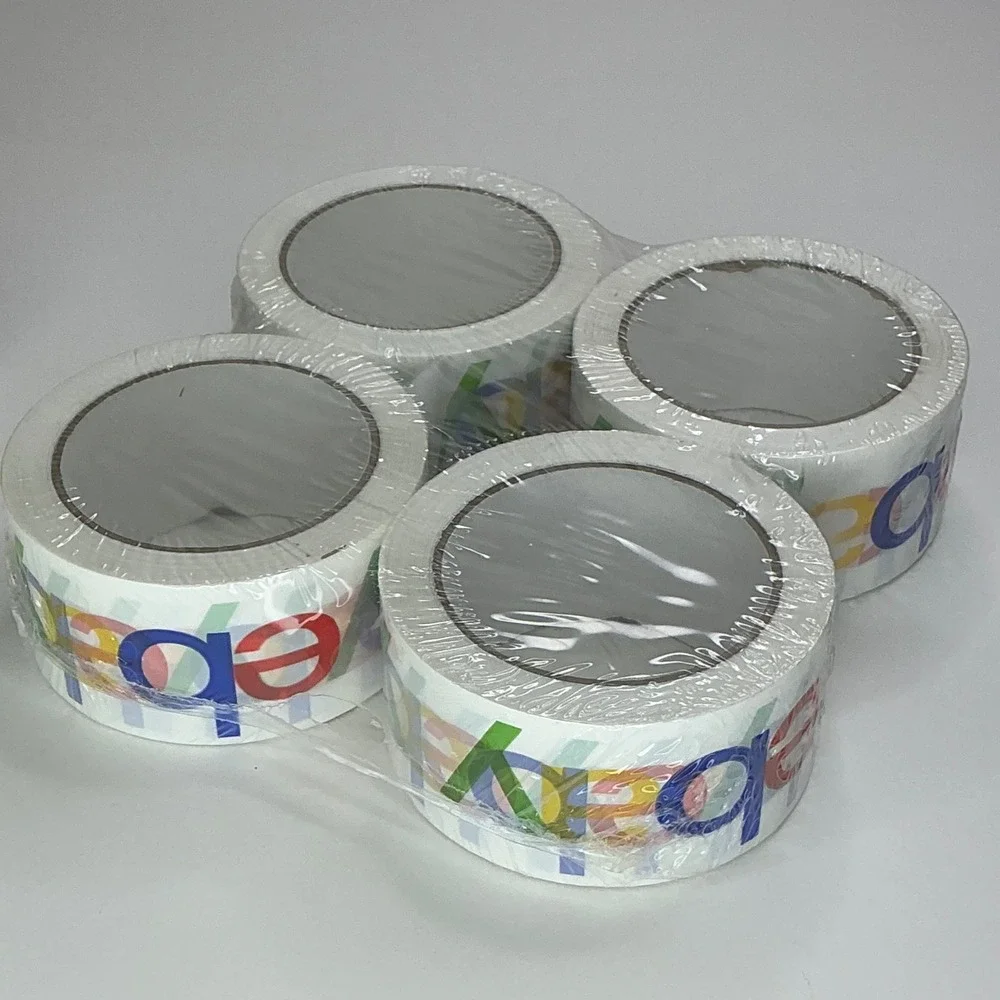 eBay White Multi-Color Packing Tape Shipping Supplies 10 Rolls Bulk Reseller